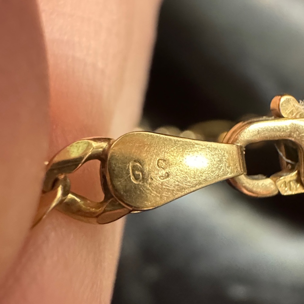 Italian Gold Charm Bracelet - Picture 4 of 5